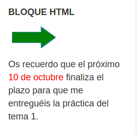 bloque html