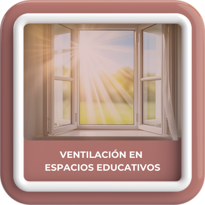 Botón ventilación espacios educativos