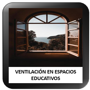 Botón ventilación espacios educativos