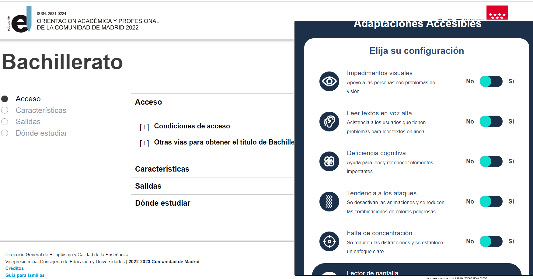 Complemento de accesibilidad