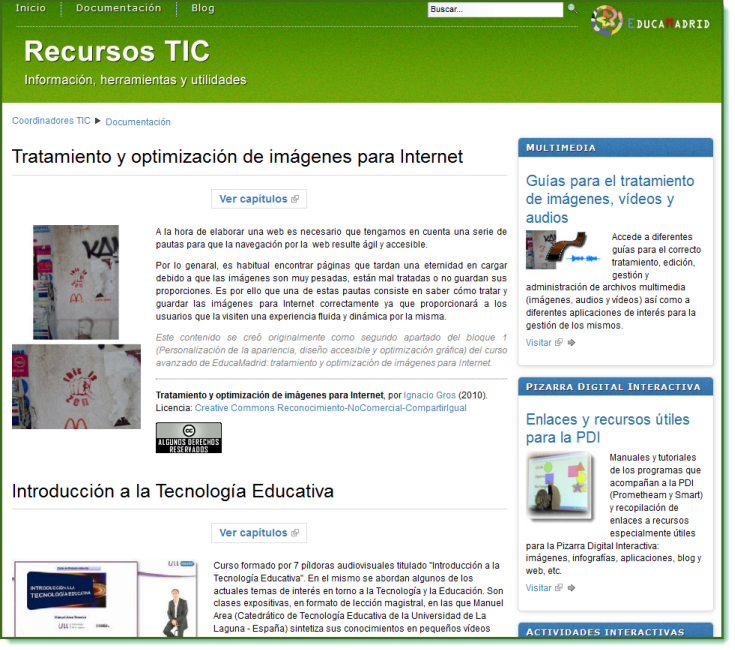 Web de Recursos TIC