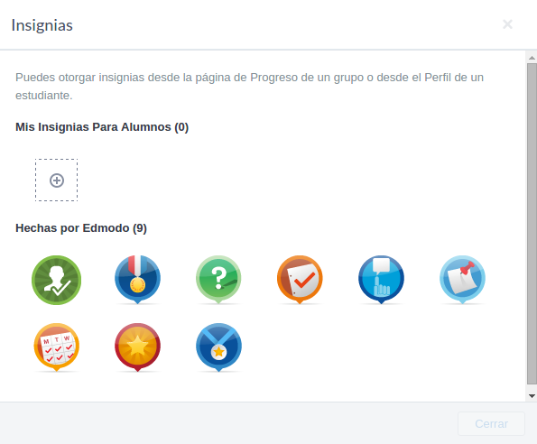 Insignias Edmodo