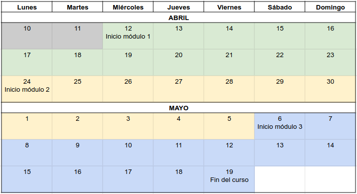 calendario MOC Mirada internacional