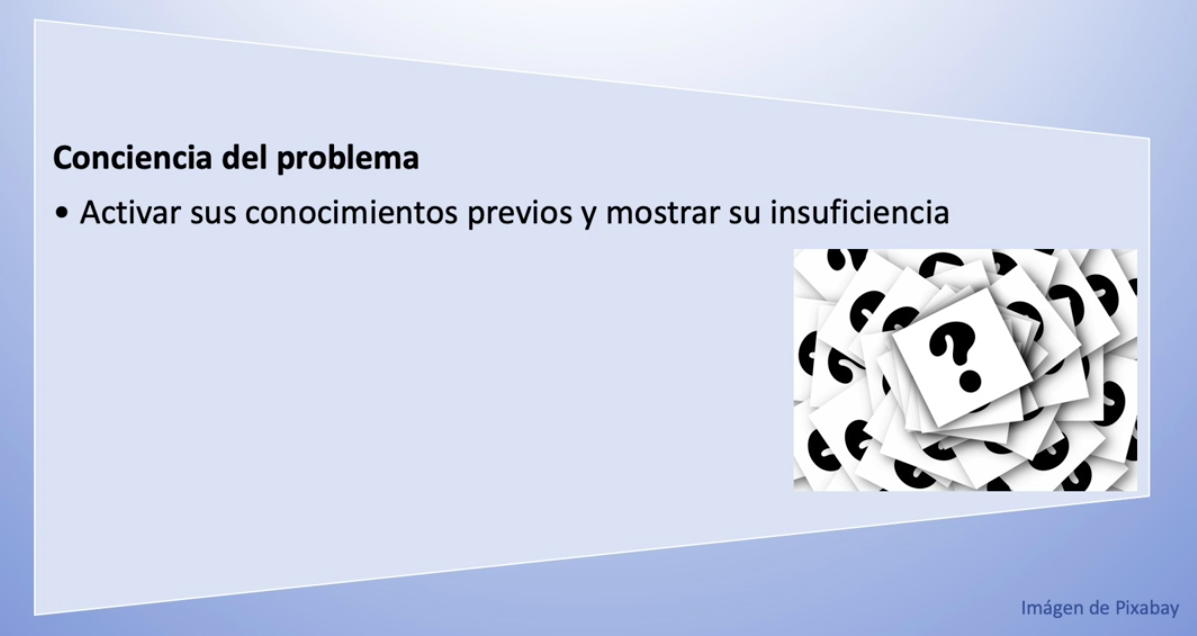 Imagen conciencia del problema