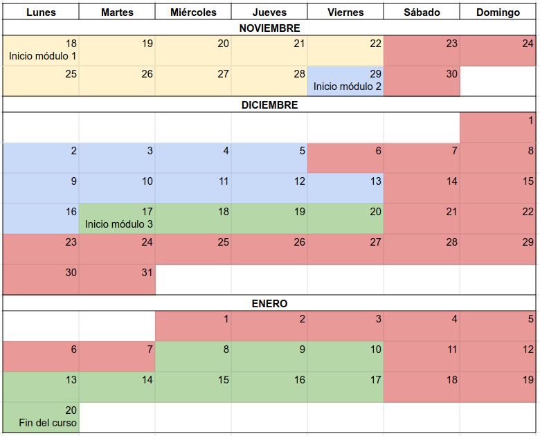 calendario 2024-25