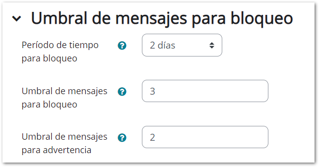 configuración foro umbral