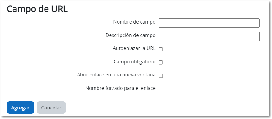 Campo de URL en una base de datos