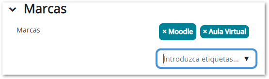 configuración tarea marcas