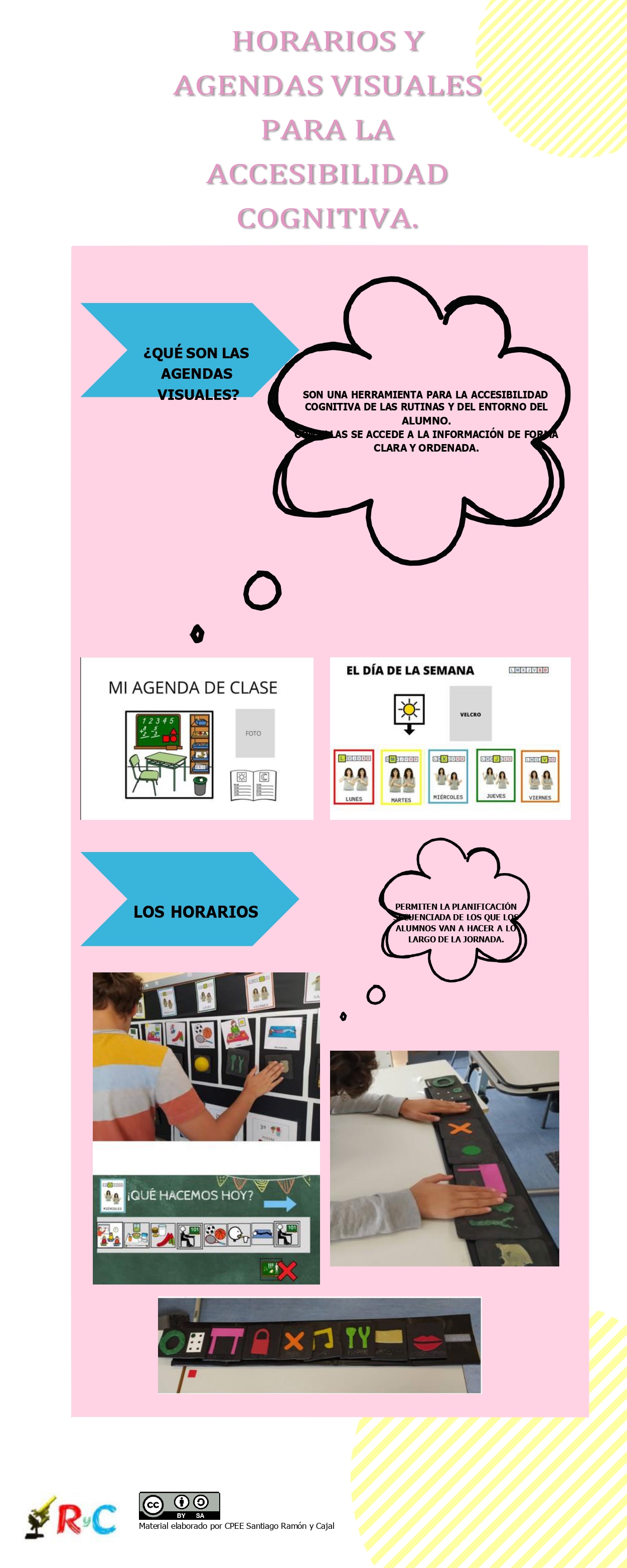 HORARIOS Y AGENDAS VISUALES