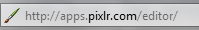 Dirección URL de pixlr editor