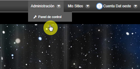 Panel de control