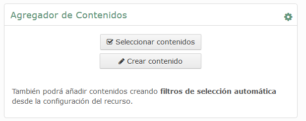 Agregador de contenidos