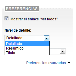 configurar preferencias 