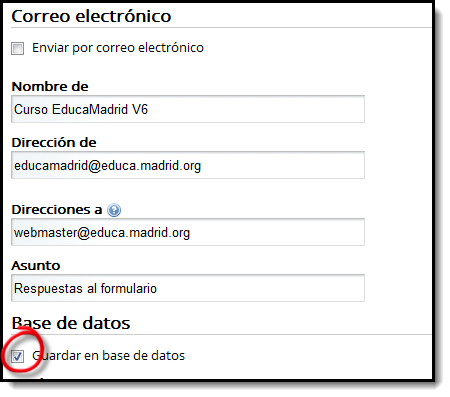 Formulario Web. Guardar datos en base de datos.