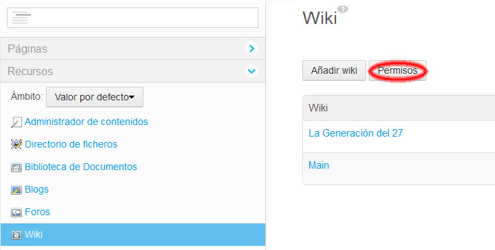 Wiki. Permisos Nodos. Acceso2